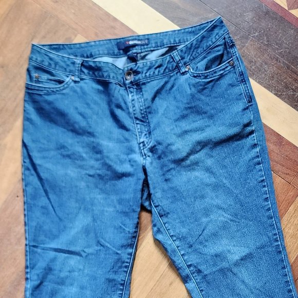 Denim 24/7 Medium Wash Boot Cut Jeans Size 14W - Picture 5 of 14